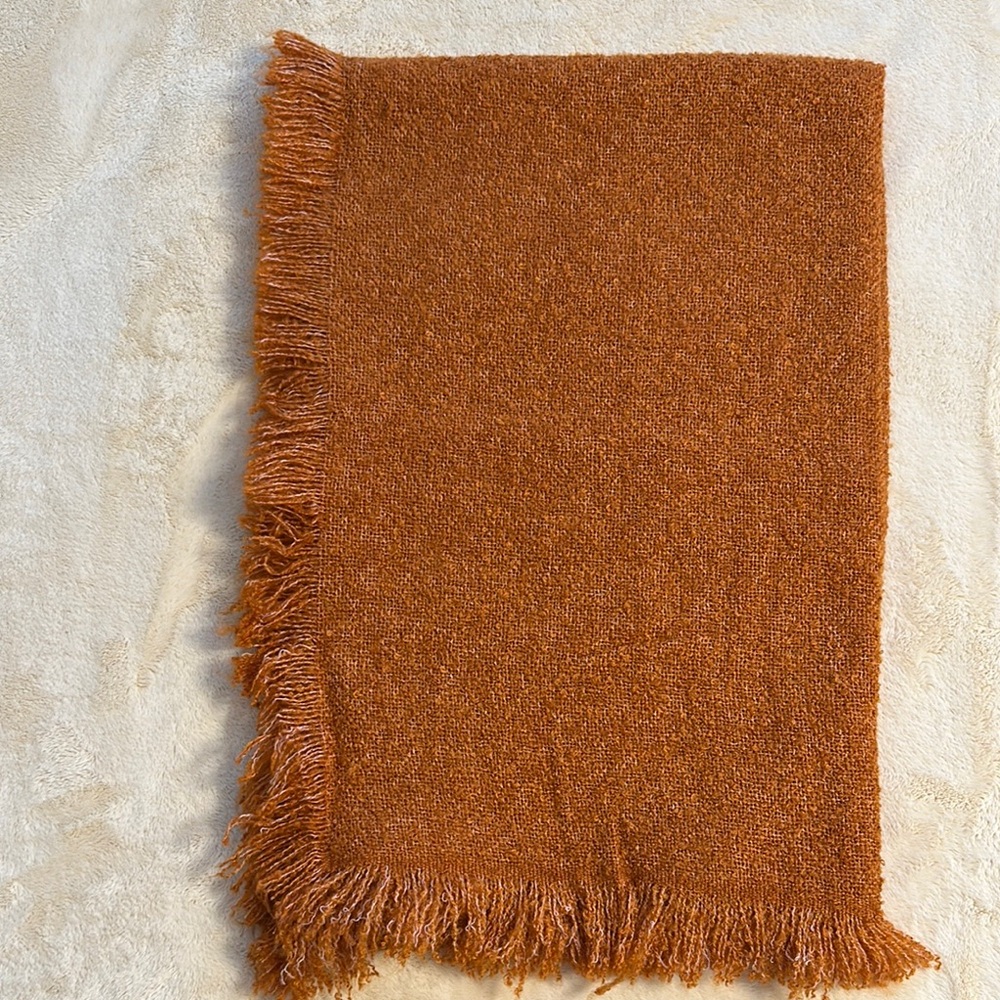 Cozy Burnt Orange Scarf